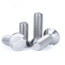 M5*12mm Carbon Steel Zinc Plated Gr4.8 Slotted Countersunk Head Screws